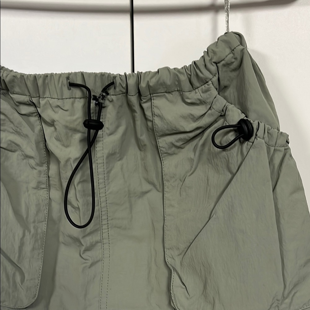 Zara Women's Gray Drawstring Skort - image 3